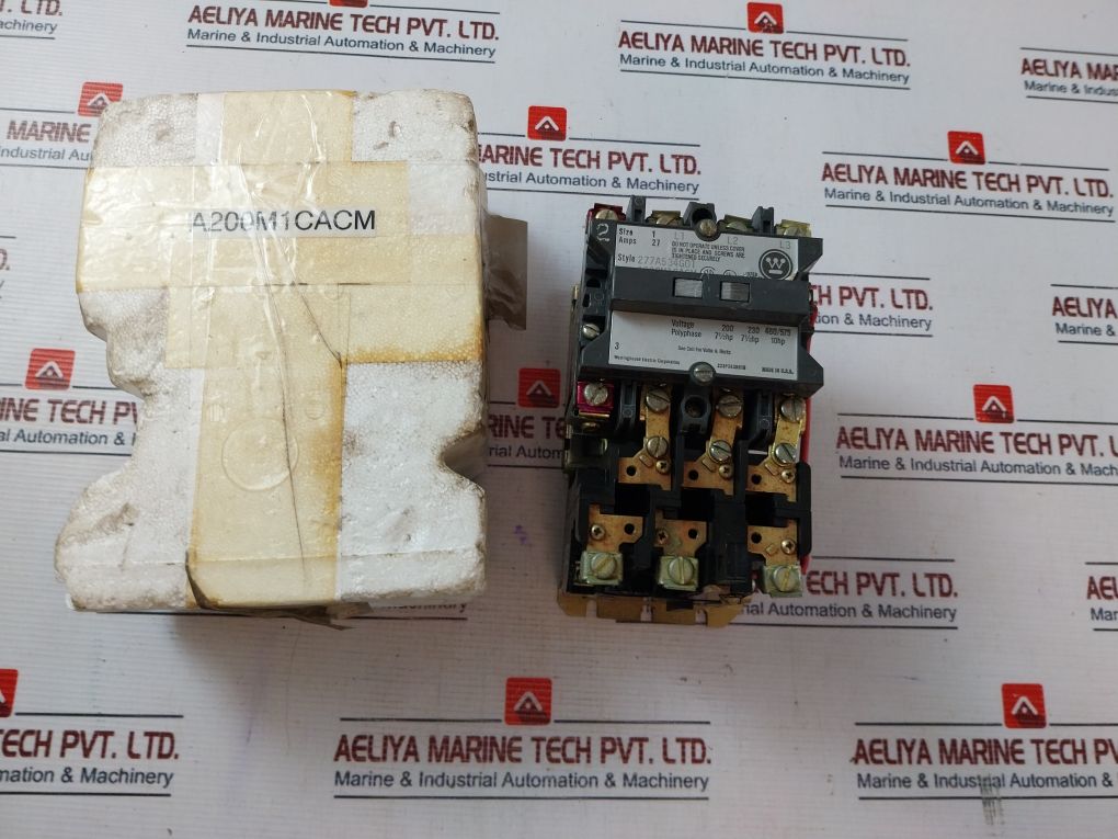 Westinghouse A200M1Cacm Motor Starter 110/120V 50/60Hz