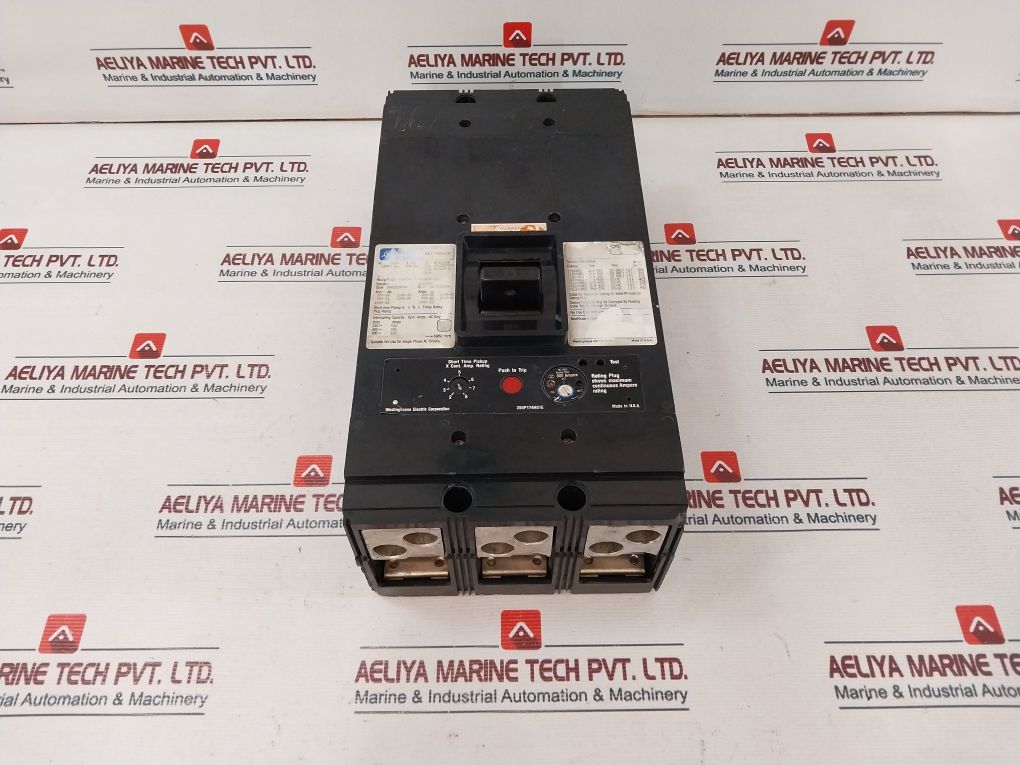 Westinghouse Nc31200F 3 Pole Circuit Breaker 800 Amp