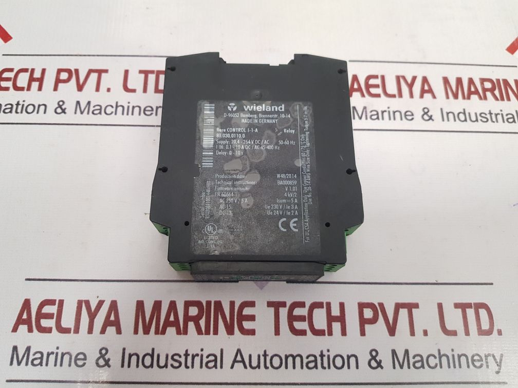 Wieland 81.030.0110.0 Flare Control I-1-a Relay used