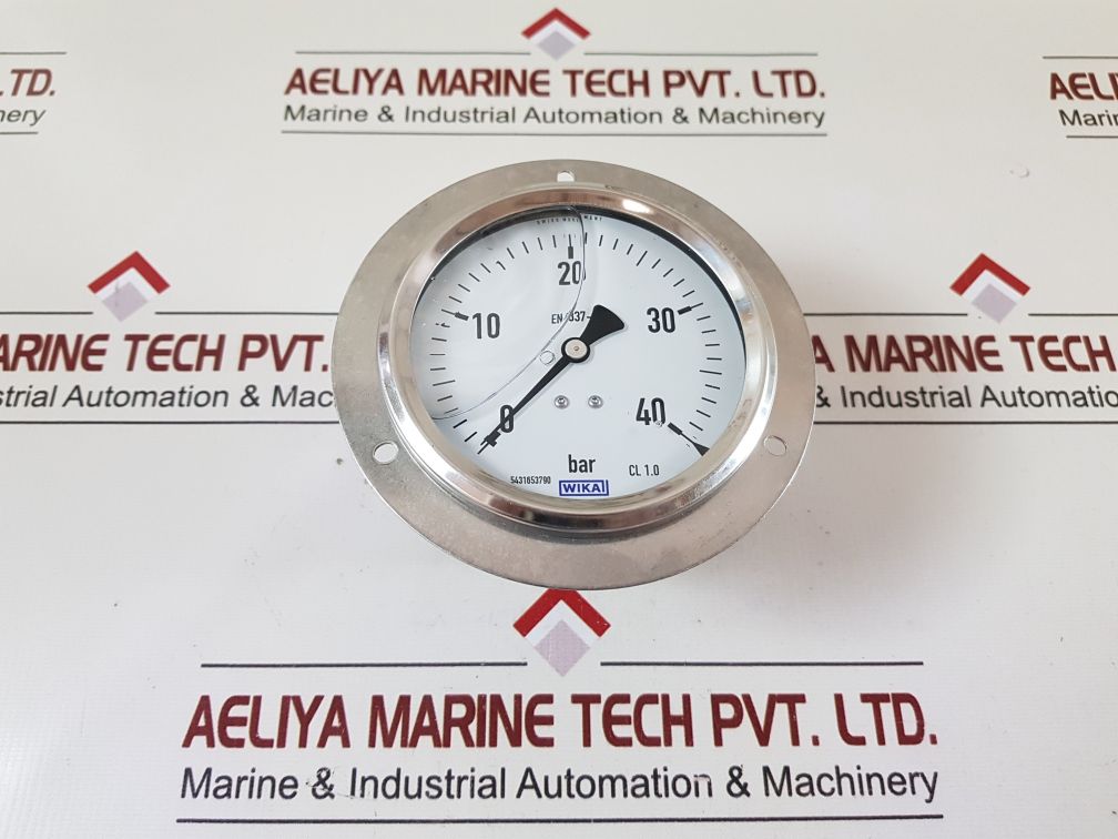 Wika En837-1 Cl. 1.0 Pressure Gauge 0-40 Bar
