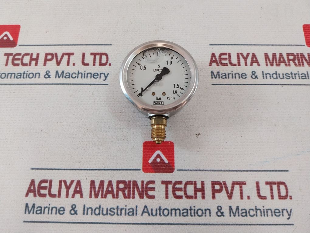 Wika En 837-1 Pressure Gauge 0-1.6 Bar