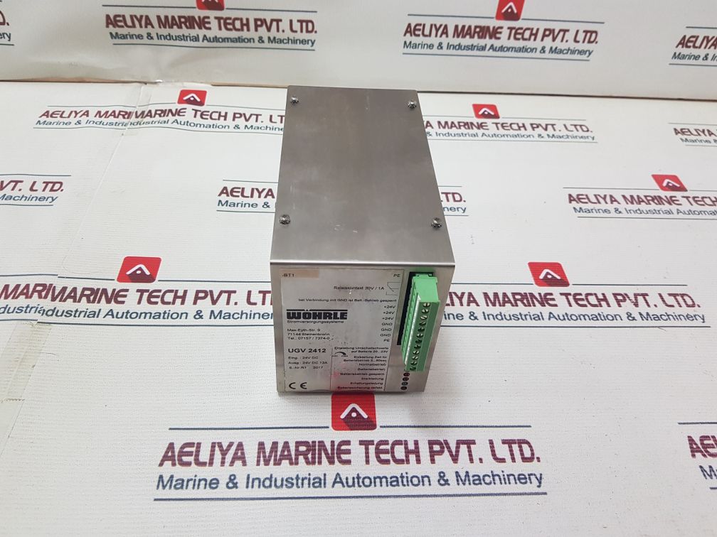 Wohrle Ugv 2412 Power Supply Systems 24V Dc 12A