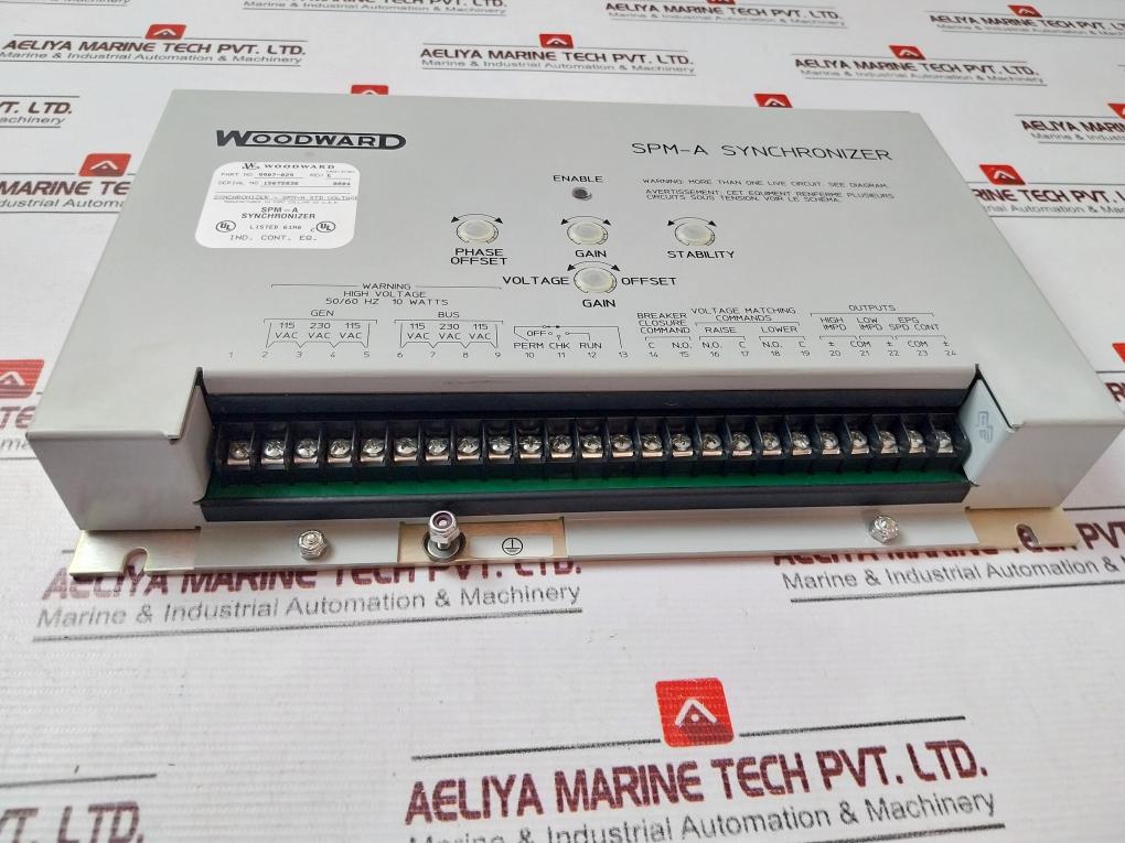 Woodward 9907-029 Spm-a Synchronizer Rev E