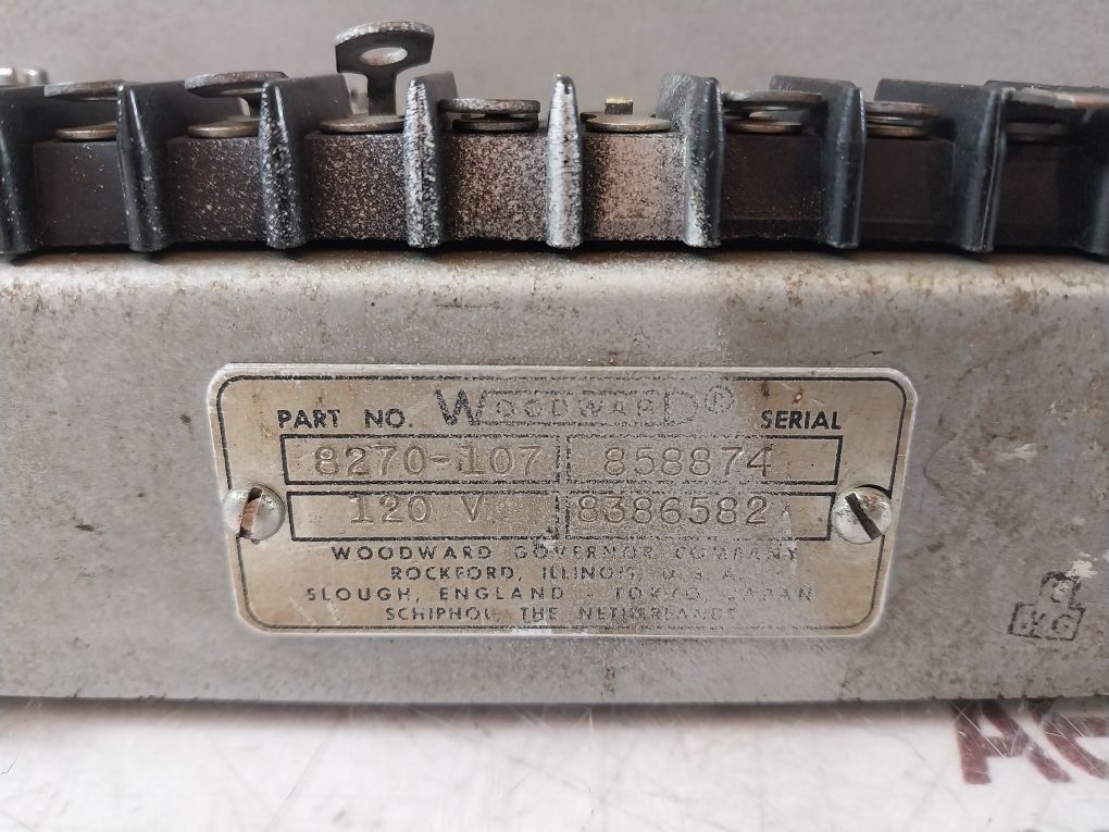 Woodward Eg-m Control 8270-107 Engine Governor