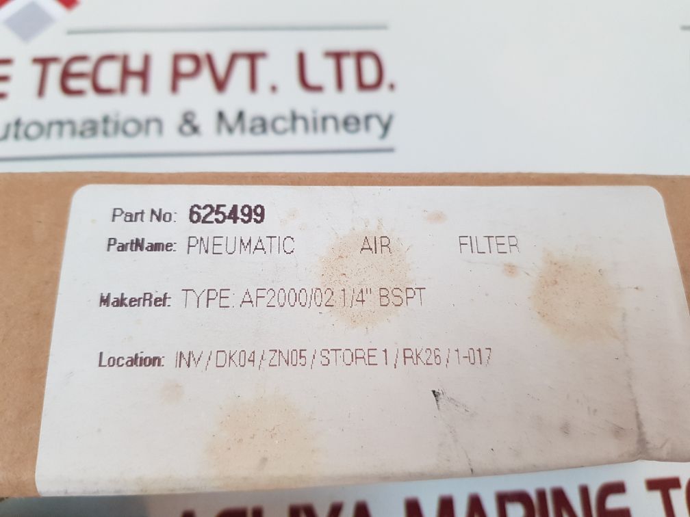 Xhnotion Af2000-02 G1/4” Pneumatic Air Filter 0.5-8 Bar