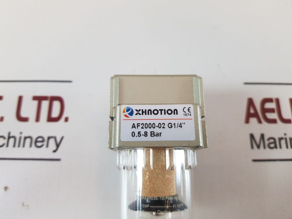 Xhnotion Af2000-02 G1/4” Pneumatic Air Filter 0.5-8 Bar