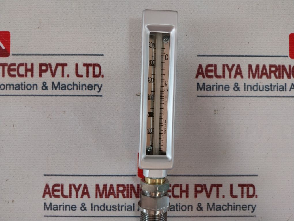 Yamazaki Keiryoki Yks-807 Thermometer With Metal Protective Tube 0-600°C