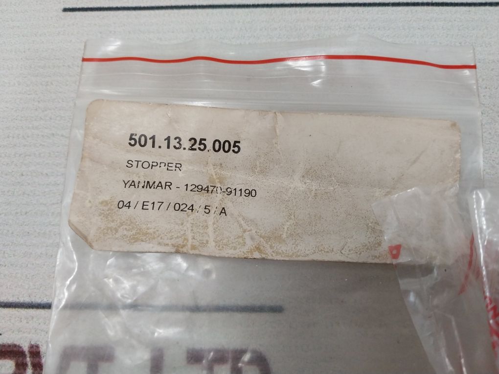 Yanmar 129470-91190 Stop Button