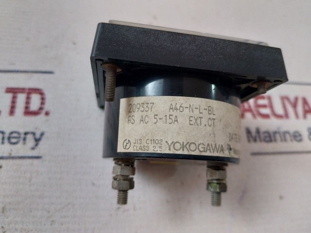 Yokogawa A46-n-l-bl Panel Meter 0-6000 A