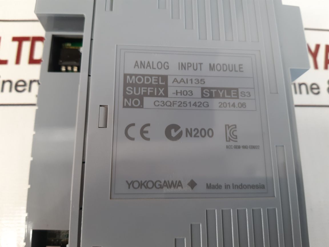 Yokogawa Aai135 Analog Input Module Aai135-h03 S3
