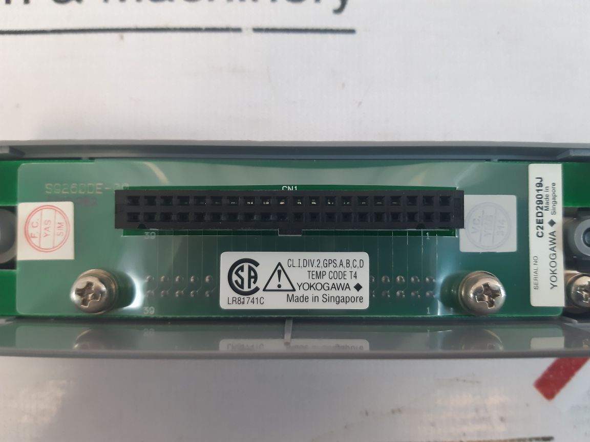 Yokogawa Aai543-s03 Analog Output Module Style S1