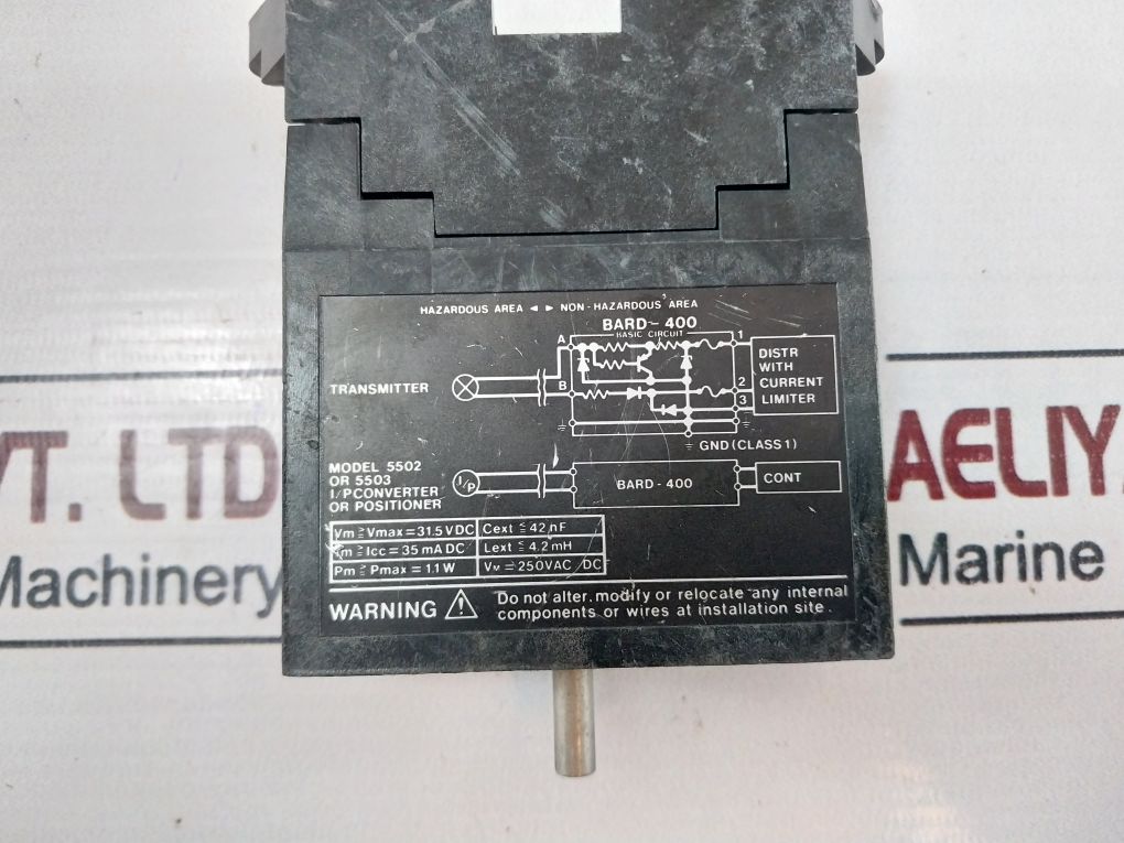 Yokogawa Bard-400 Safety Barrier 250V Ac/Dc