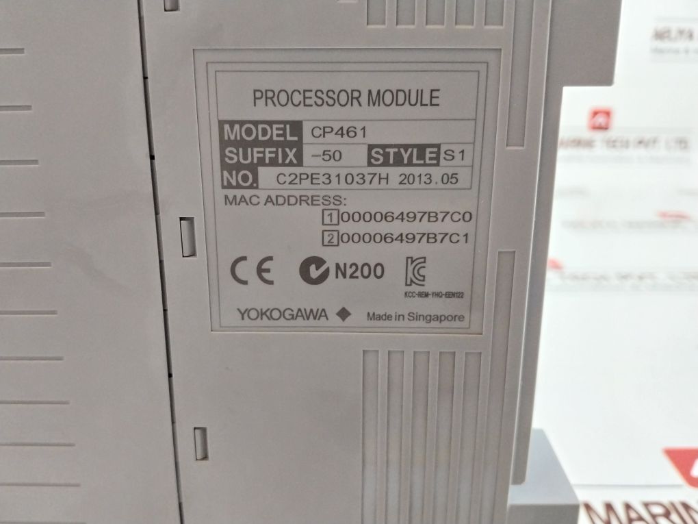 Yokogawa Cp461-50 S1 Processor Module