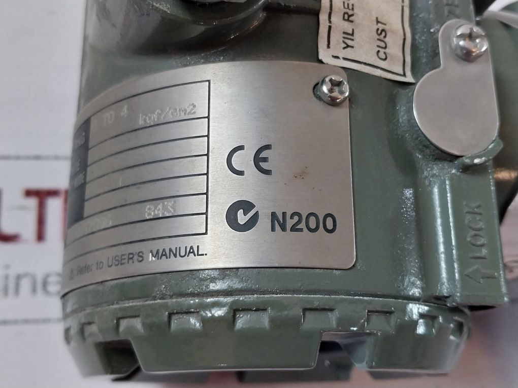 Yokogawa Eja530A Style:S2 Dp Harp Pressure Transmitter 0 To 4 Kgf/Cm2