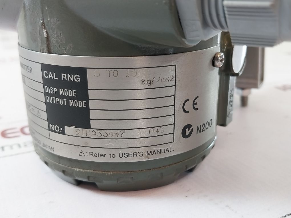 Yokogawa Eja530A Dp Harp Transmitter Style: S2 0 To 10 Kgf/Cm2