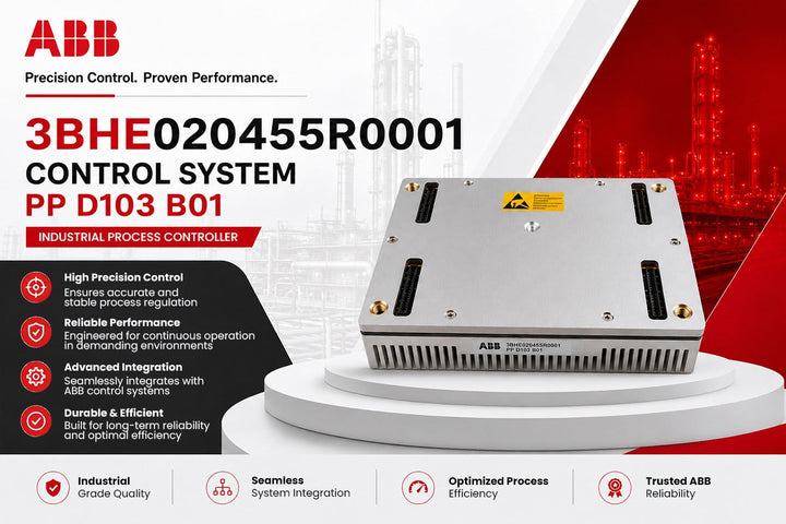 ABB 3BHE020455R0001 Control System PP D103 B01: Industrial Process Controller