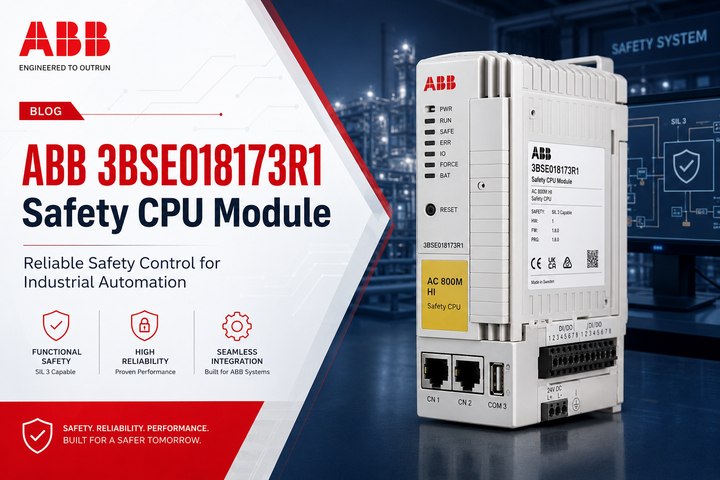 ABB SM811K01 3BSE018173R1 Safety CPU Module: Reliable Protection for Industrial Control Systems