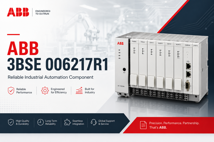 ABB 3BSE006217R1: Reliable Industrial Automation for High-Performance Control Systems