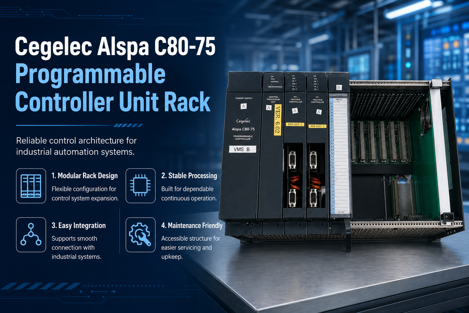Inside the Alspa C80-75: Programmable Control for Demanding Automation Systems