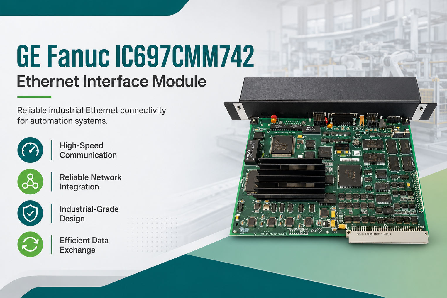 What Makes the IC697CMM742 a Reliable Ethernet Interface Module?