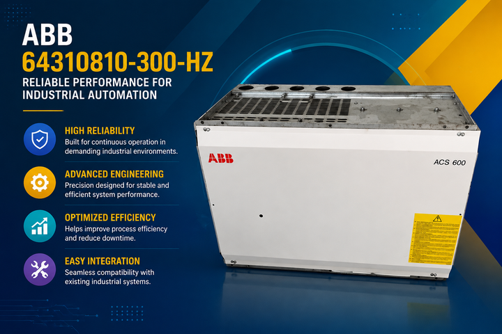 Improving Automation Efficiency with ABB 64310810-300 Hz Technology