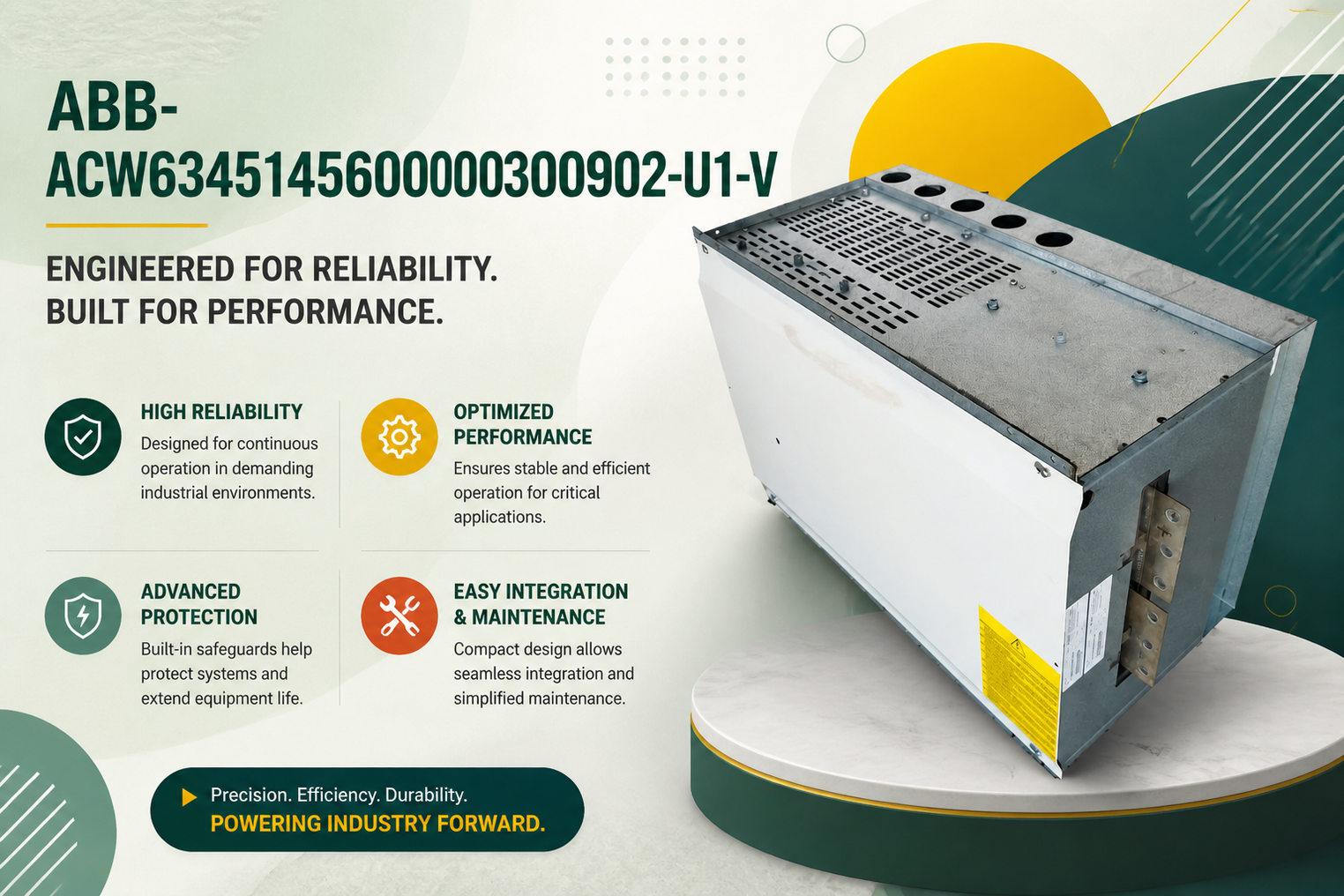 Understanding the Role of ABB ACW6345145600000300902-U1-V in Automation Networks