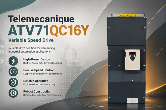 Improving Motor Efficiency with the Telemecanique ATV71QC16Y Drive