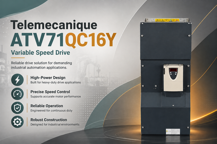 Improving Motor Efficiency with the Telemecanique ATV71QC16Y Drive