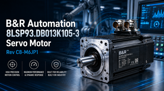 B&R Automation 8LSP93.DB013K105-3 Servo Motor — Rev C8-M6JP1