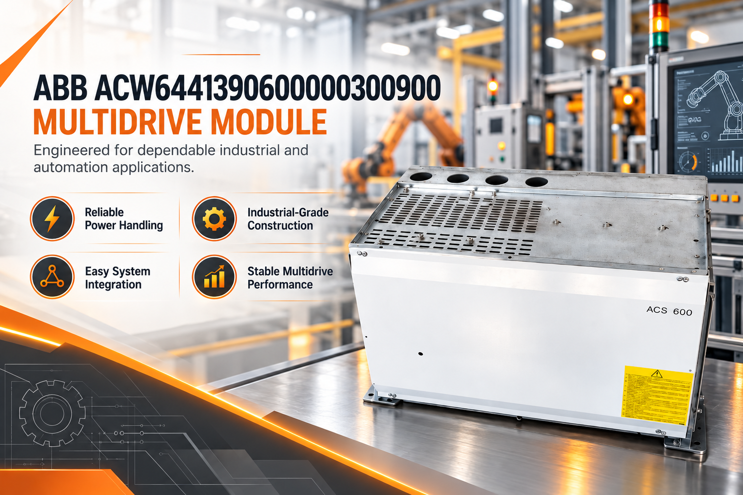 A Closer Look at ABB ACW6441390600000300900 Drive Technology