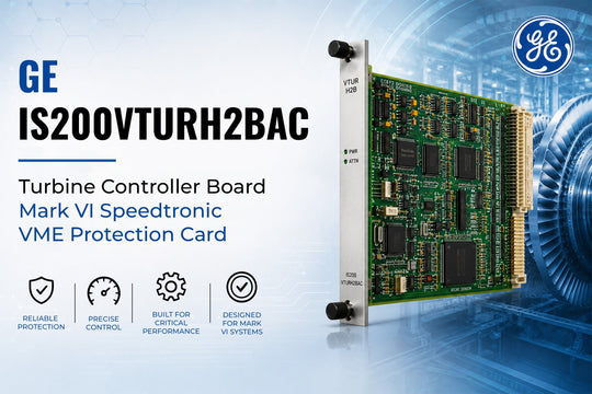 GE IS200VTURH2BAC Turbine Controller Board — Mark VI Speedtronic VME Protection Card