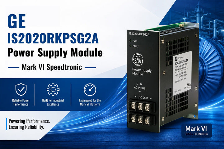 GE IS2020RKPSG2A Power Supply Module — Mark VI Speedtronic