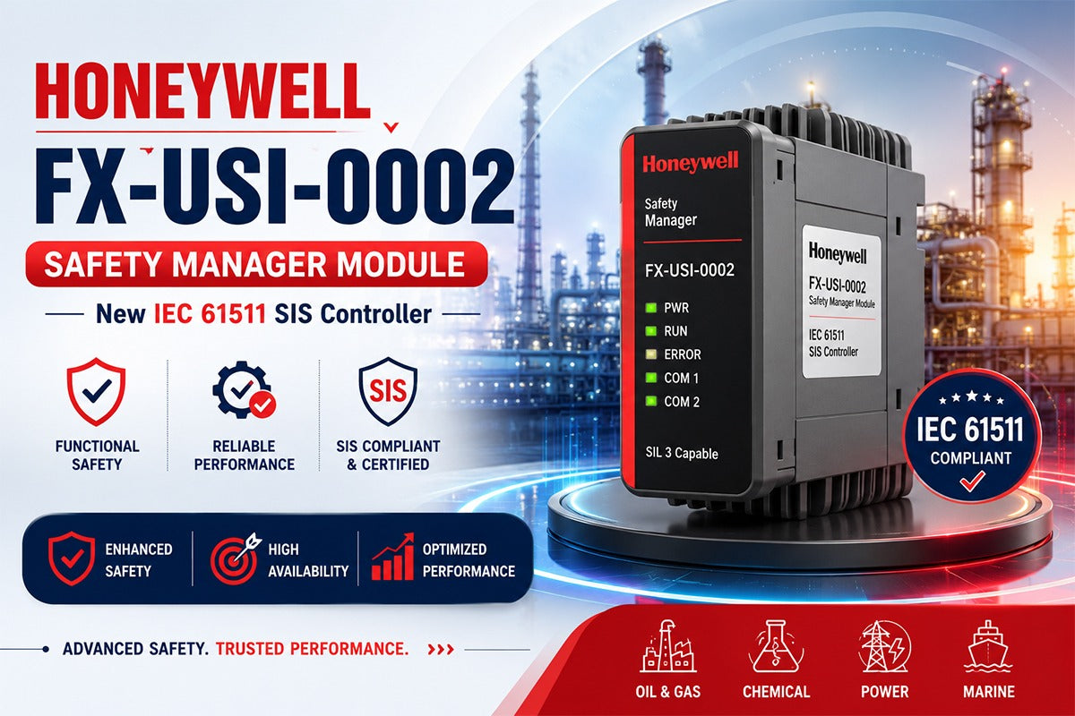 Honeywell FX-USI-0002 Safety Manager Module – New IEC 61511 SIS Controller