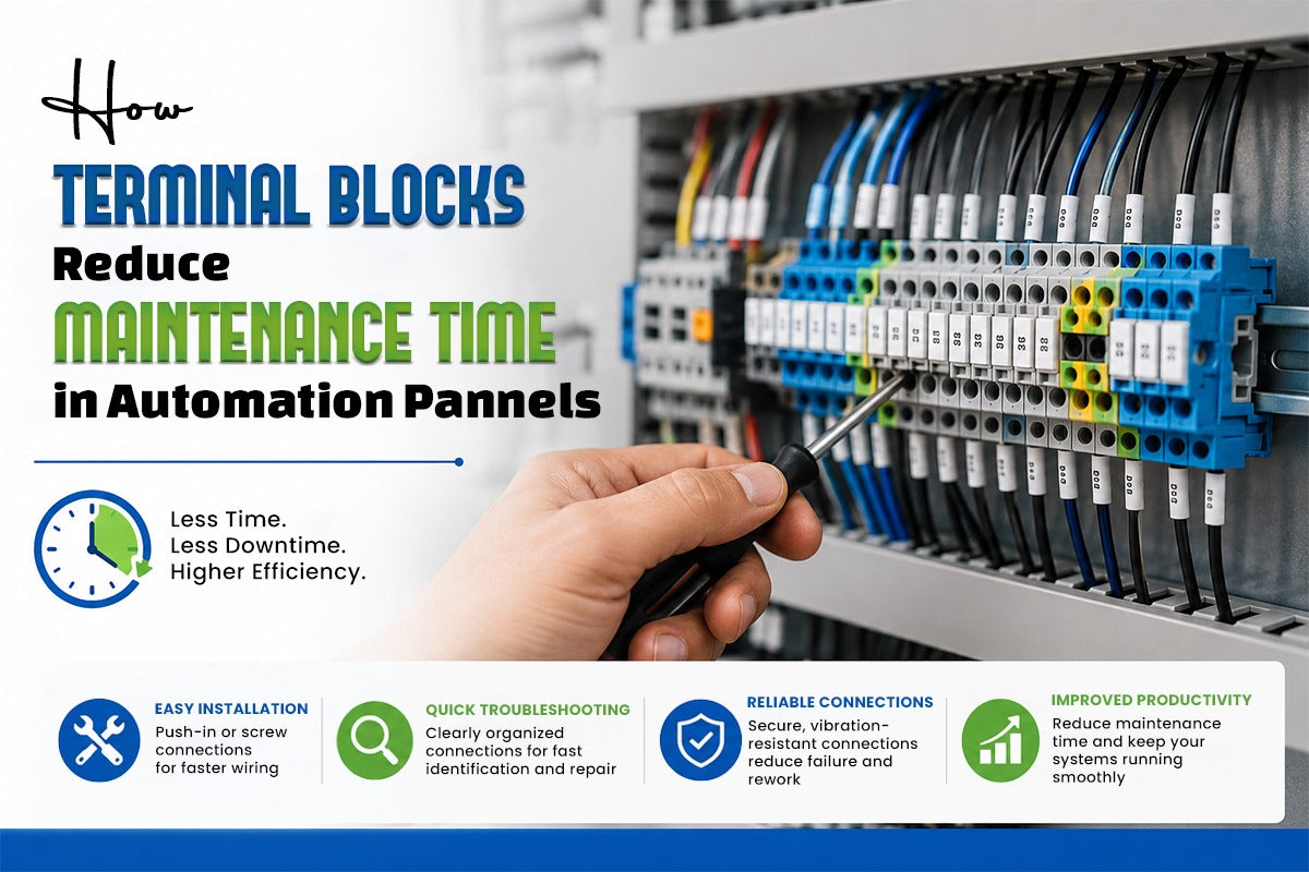 How Terminal Blocks Reduce Maintenance Time in Automation Panels
