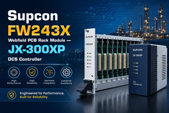 Supcon FW243X Webfield PCB Rack Module — JX-300XP DCS Controller