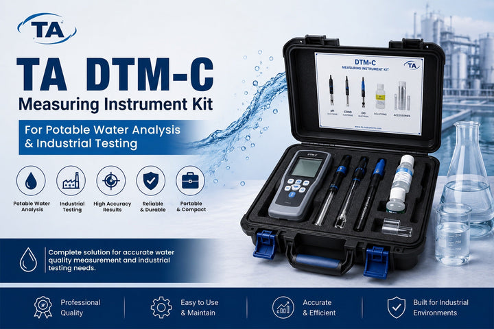 TA DTM-C Measuring Instrument Kit for Potable Water Analysis & Industrial Testing