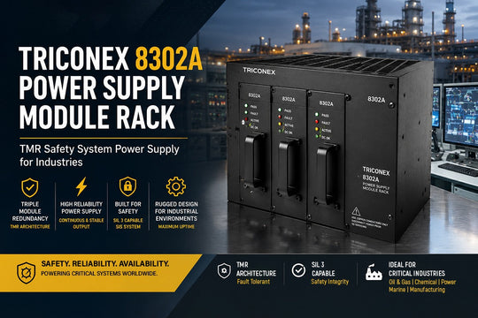 Triconex 8302A Power Supply Module Rack – TMR Safety System Power Supply for Industries