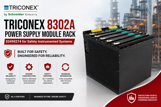 Triconex 8302A Power Supply Module Rack 03490274 for Safety Instrumented Systems