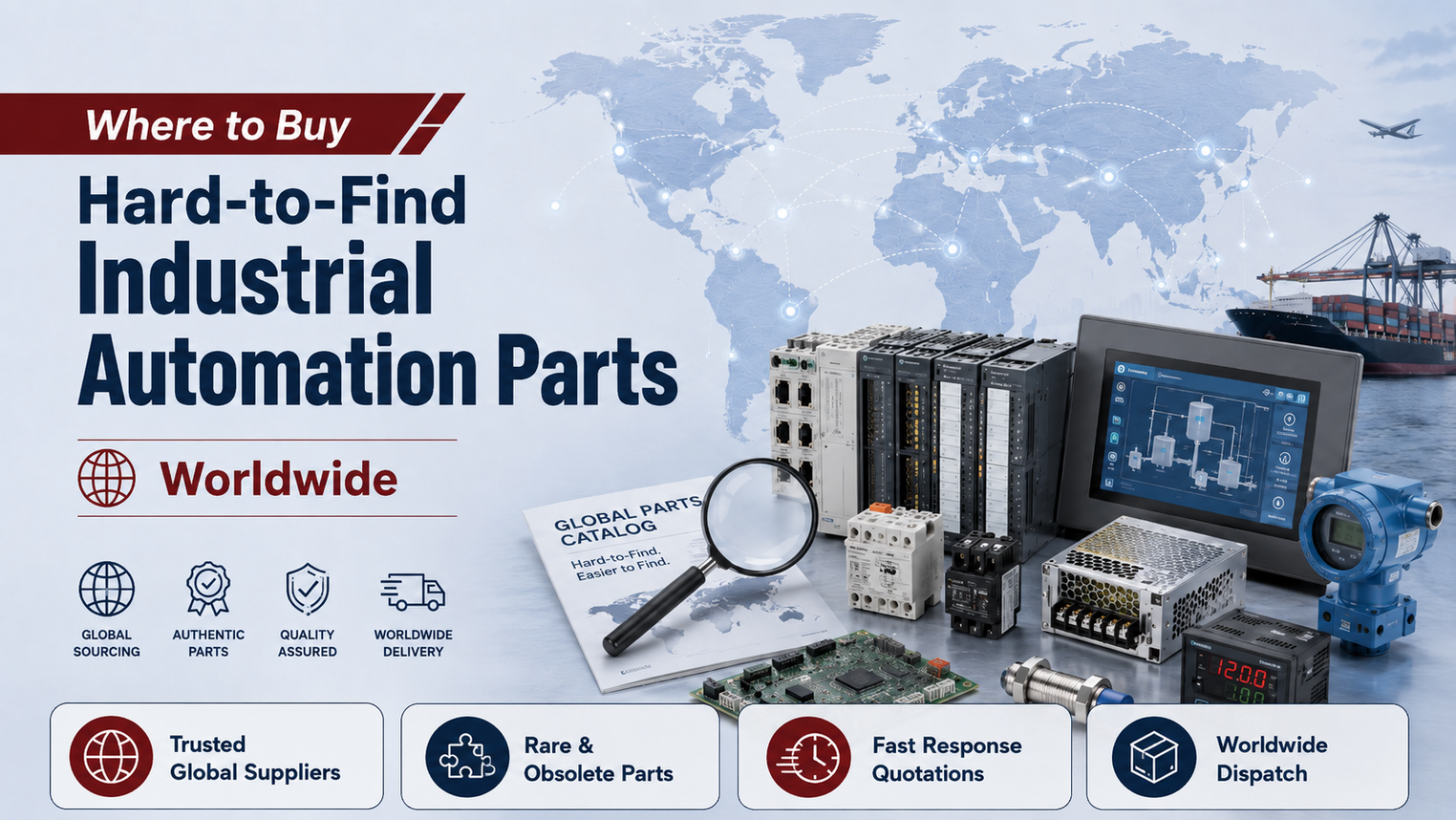 Where to Buy Hard-to-Find Industrial Automation Parts Worldwide