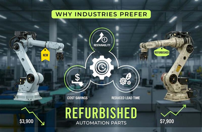 Why Industries Prefer Refurbished Automation Parts?