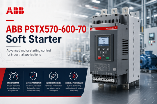 ABB PSTX570-600-70 for Controlled Acceleration and Safer Operation