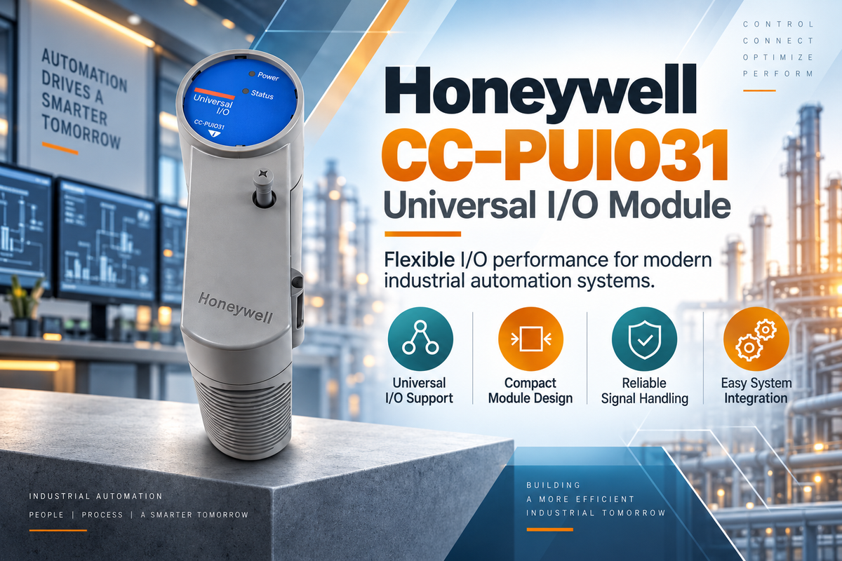 Honeywell CC-PUIO31 Universal I/O Module for High-Performance Control Systems