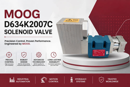 Moog D634K2007C High-Performance Hydraulic Solenoid Valve