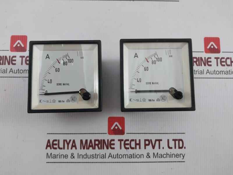 0-100/500 A Saci Analog Panel Ammeter