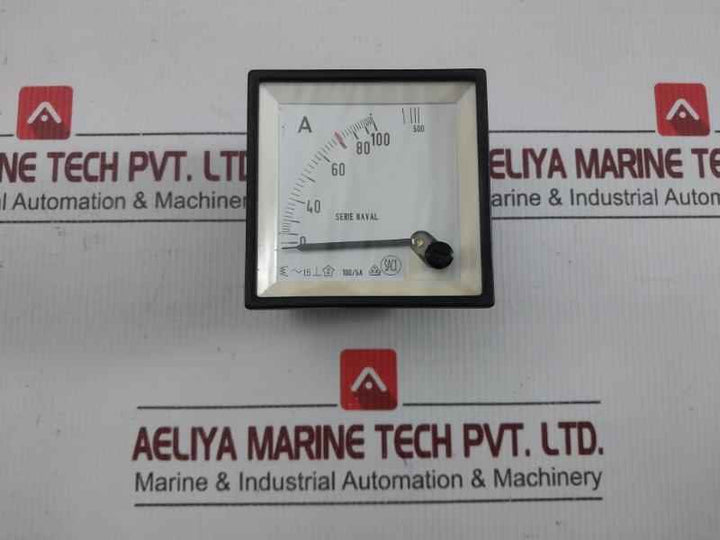 0-100/500 A Saci Analog Panel Ammeter