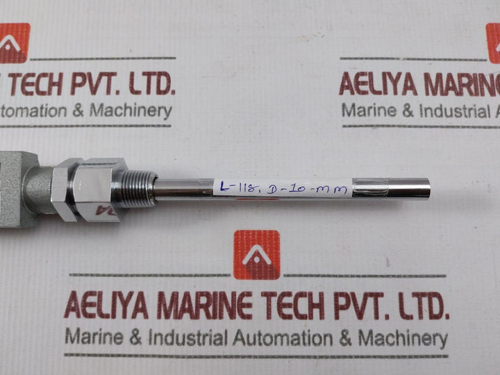 0-100C 2/1 Bimetal Thermometer L-118, D-10-mm