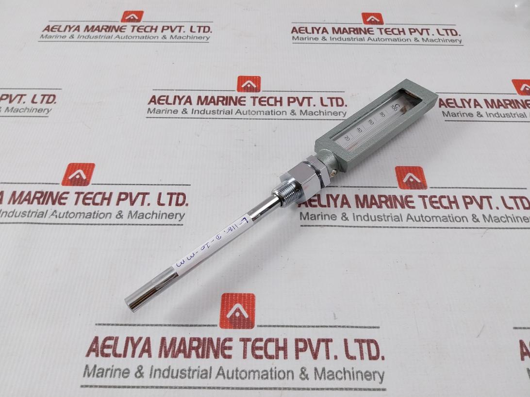 0-100C 2/1 Bimetal Thermometer L-118, D-10-mm