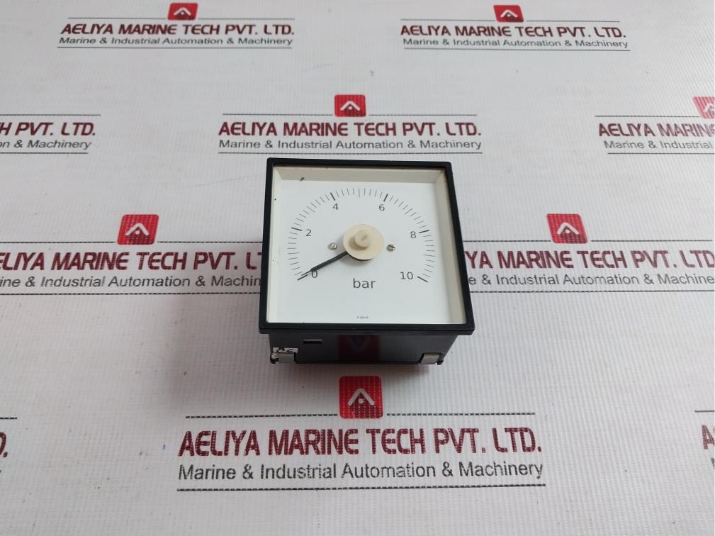0-10 Bar Analog Panel Pressure Meter With New Condition