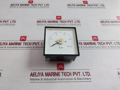 0-10 Bar Analog Panel Pressure Meter With New Condition