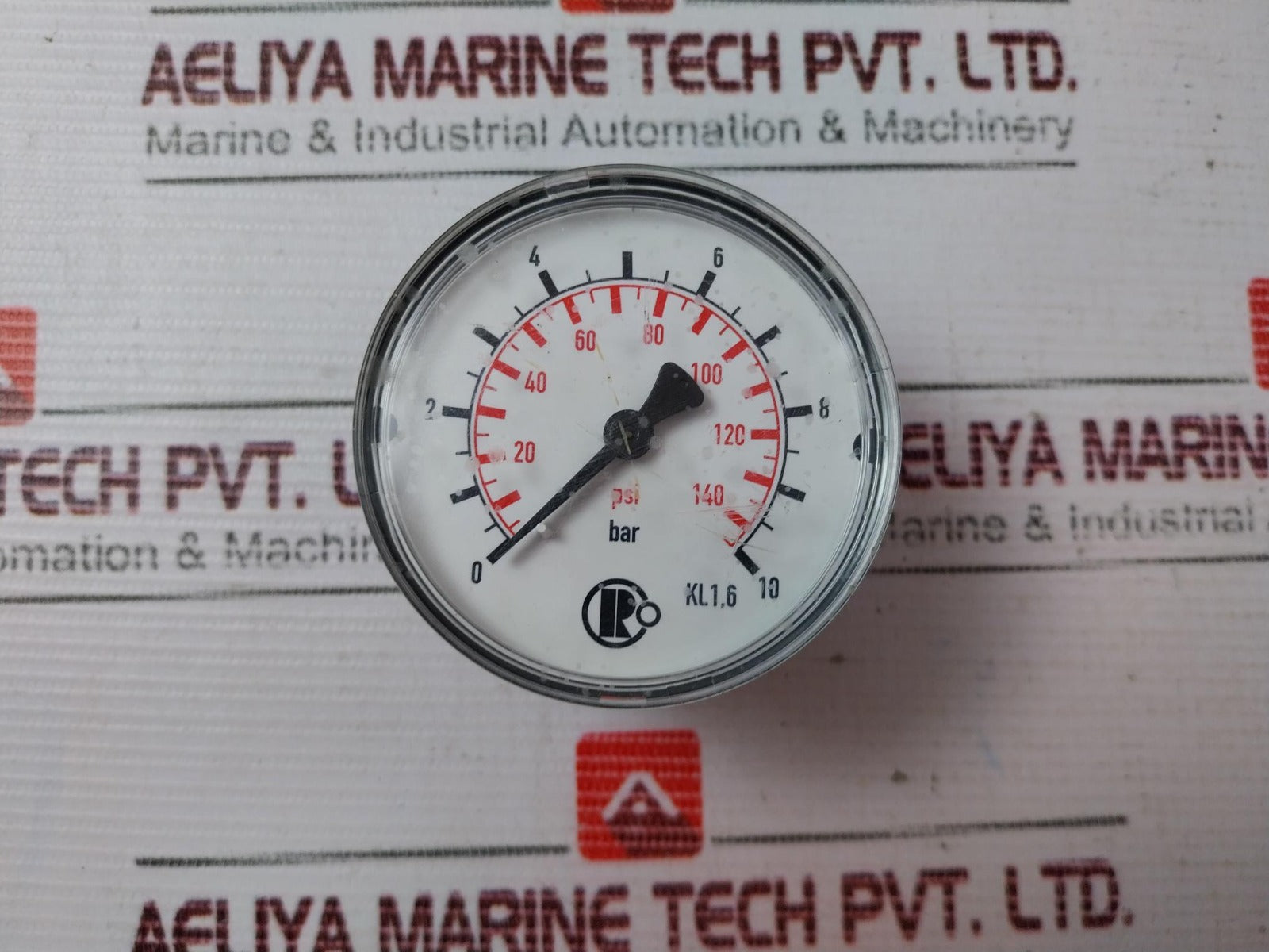 0-140 Psi 0-10 Bar Pressure Gauge